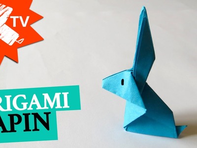 Lapin en papier - Origami facile
