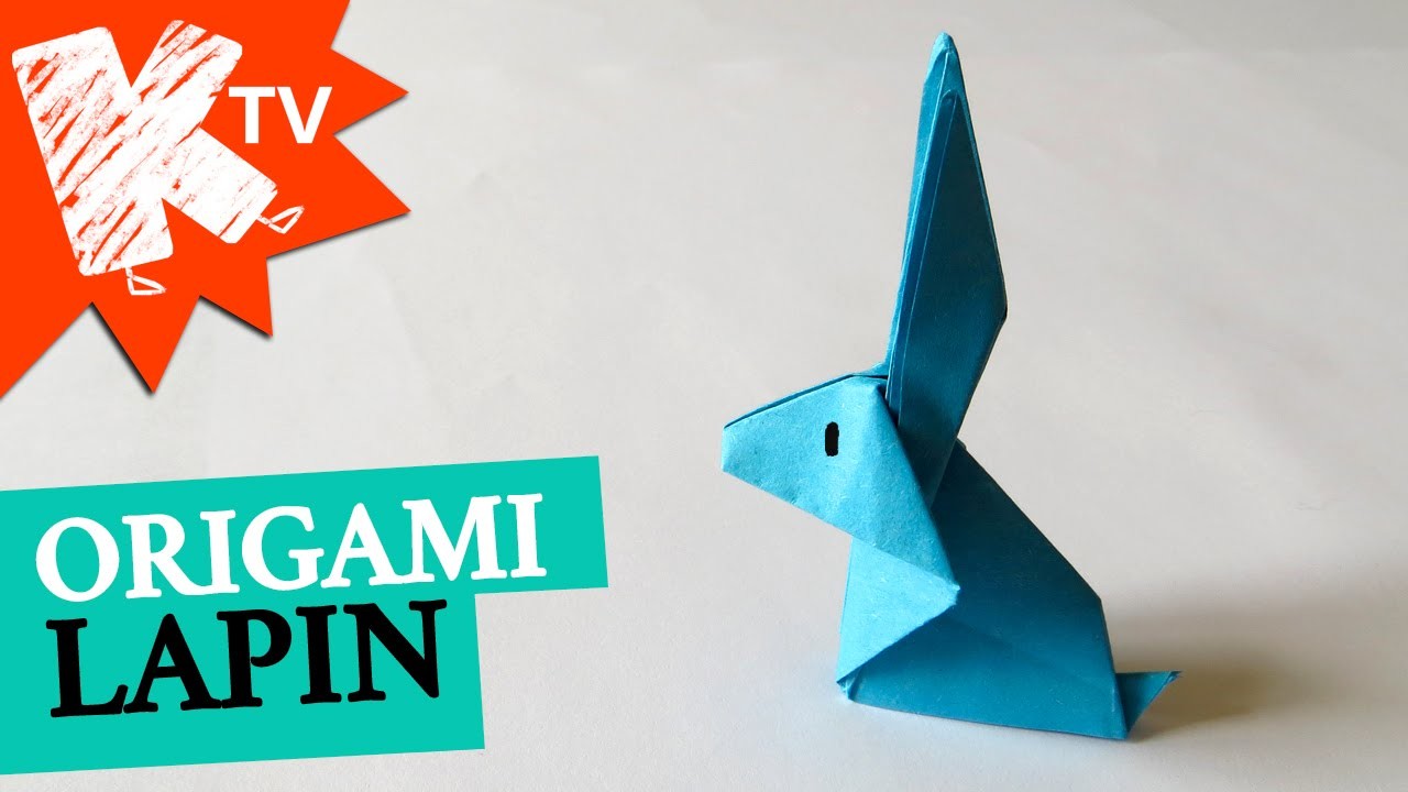 Lapin en papier - Origami facile
