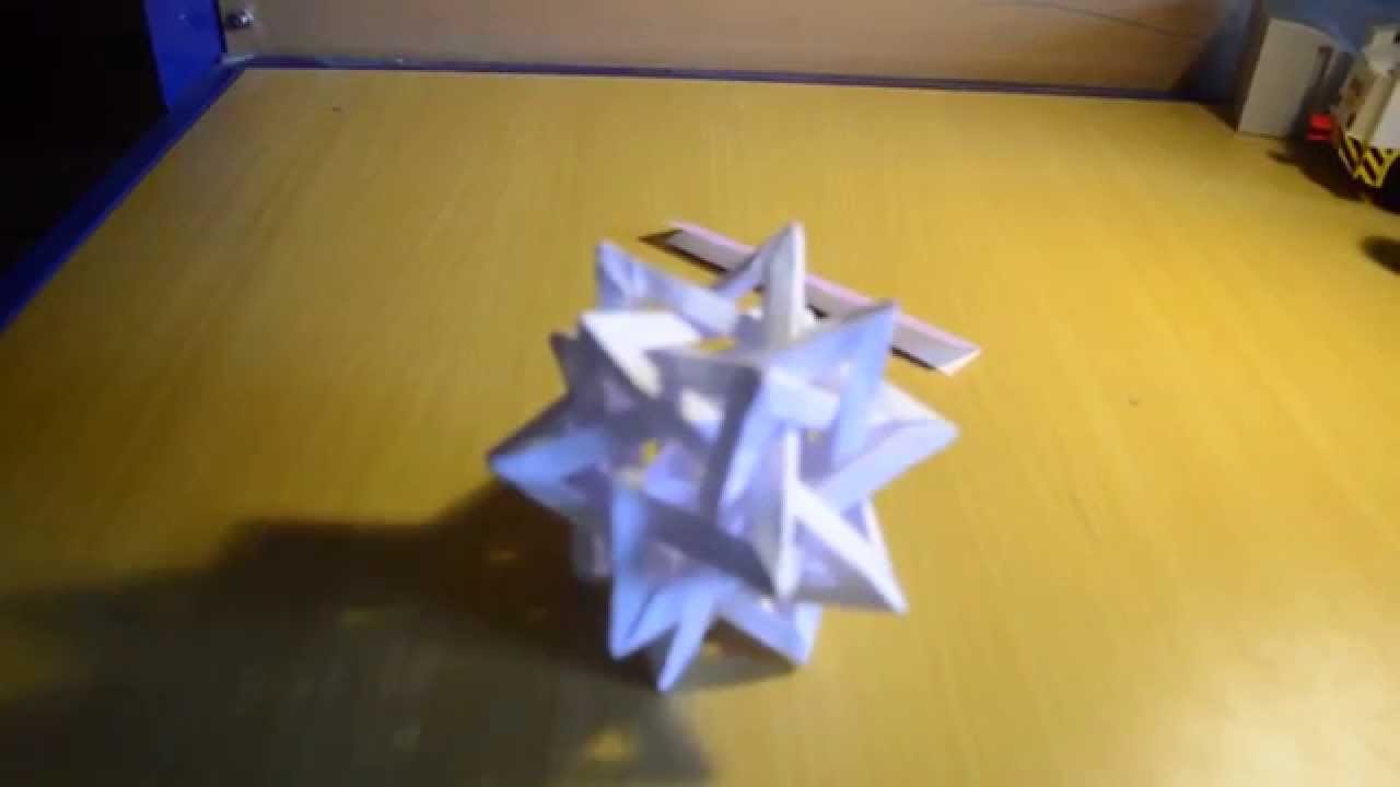 Comment faire un origami étoile 3D super classe et tout et tout !