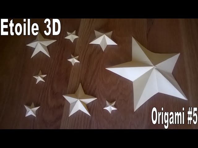 Etoile 3D Origami #5