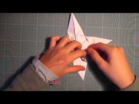 Étoile de noël en papier (origami)