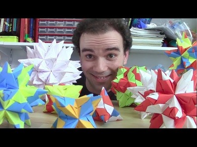 Étoiles géométriques en origami - Micmaths