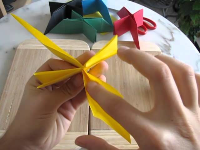 L'étoile origami 3d