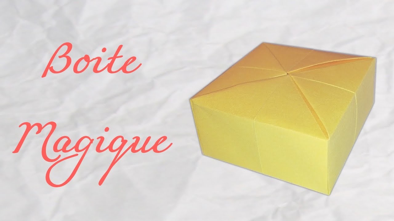 Origami ! Boite magique !