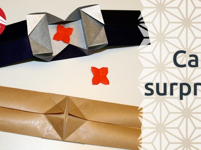 Origami - Carte surprise - Surprise Card [Senbazuru]