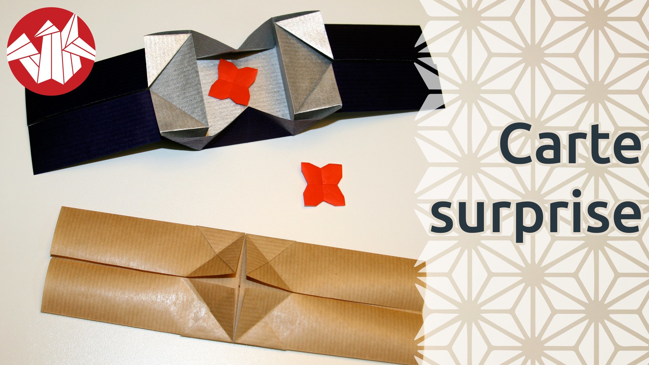 Origami - Carte surprise - Surprise Card [Senbazuru]