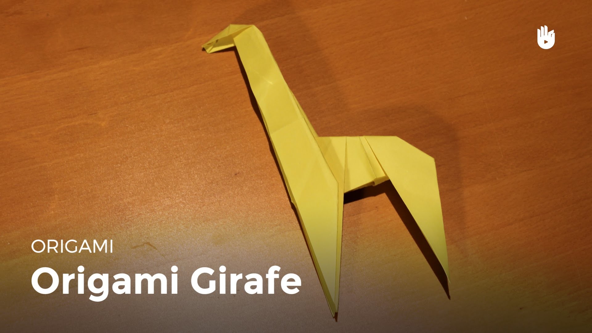 Origami : Faire une girafe en papier - HD