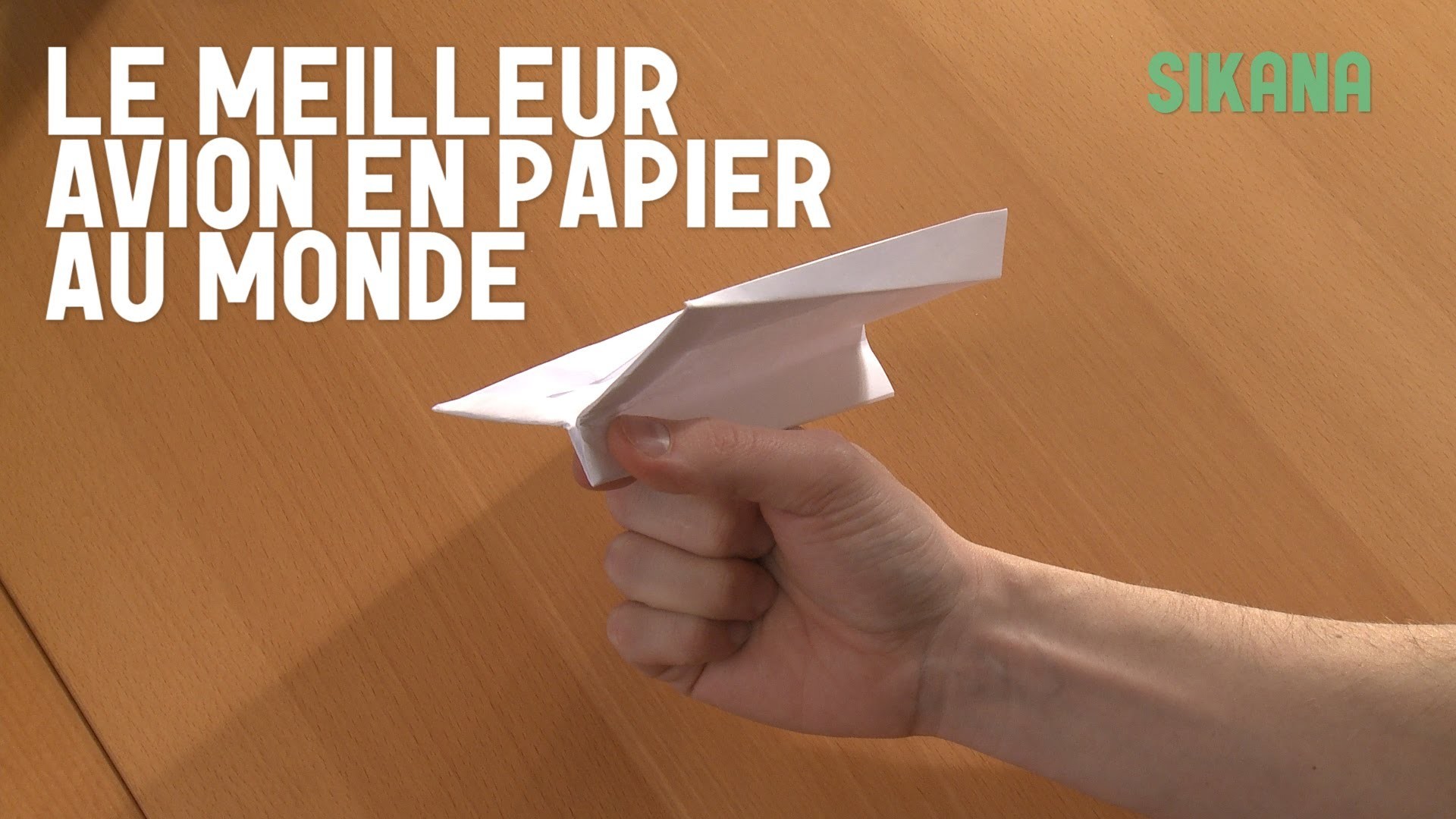 Origami : Le meilleur avion en papier du monde ! - HD
