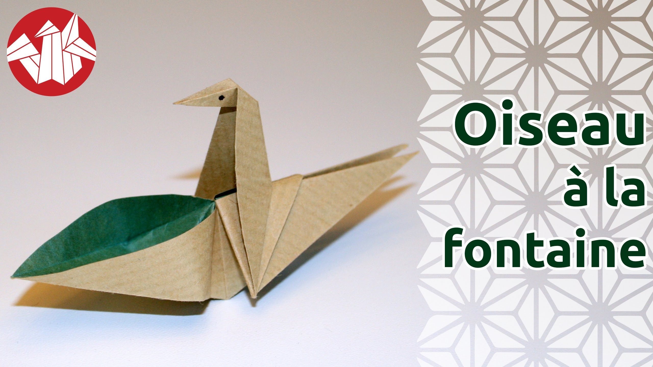 Origami - Oiseau à la fontaine - Drinking Bird [Senbazuru]