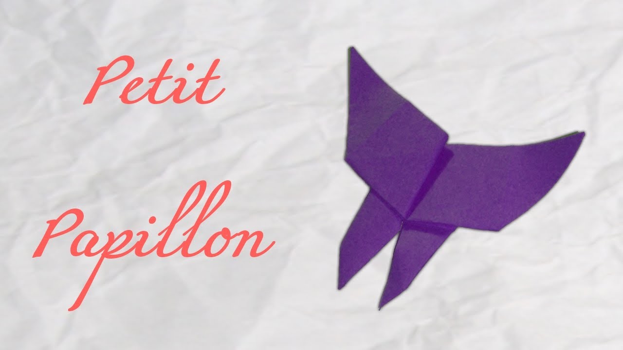 Origami ! petit papillon - Small butterfly [ HD ]