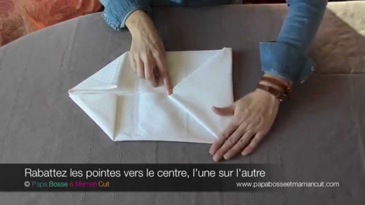 Pliage Serviettes : le pliage de serviette en Pochette (avec ou sans surprise !)
