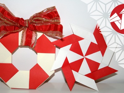 Tuto Origami - Etoile magique de Noel [Senbazuru]