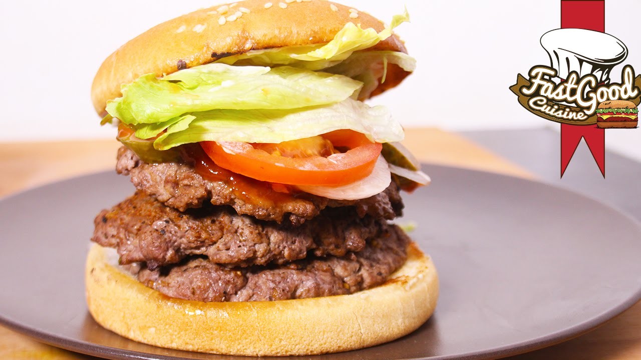 Recette Burger King : Le Triple Whopper