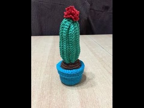 Tuto cactus au crochet spécial gaucher