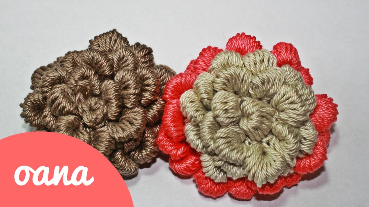 Crochet 3D Rose