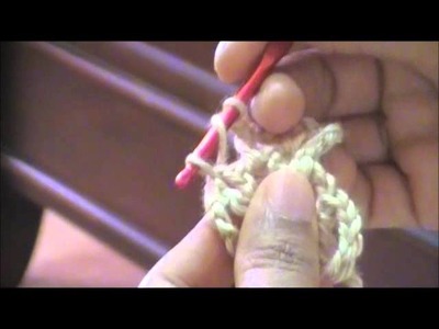 Bufanda triangular a crochet 1ra parte