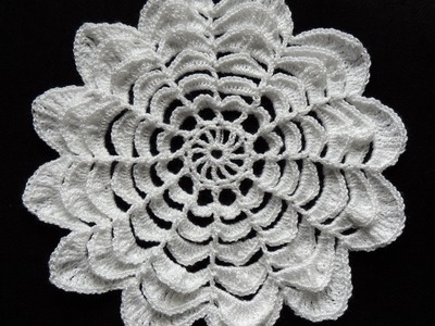 Crochet : Flor de 12 Petalos. Parte 3 de 3