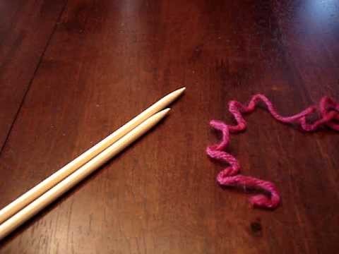 Leçon de tricot - Montage tricoté (knitting on)