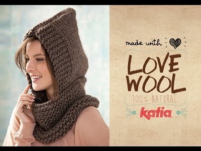 Love Wool DIY: Cuello capucha · Neck warmer & hood