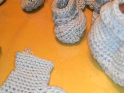 Souvenirs para Bautizo enjoy crochet Zapatitos
