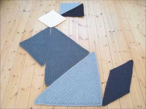 Crochet Rug Tangram