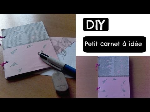 DIY - Petit carnet à idée (format A6)