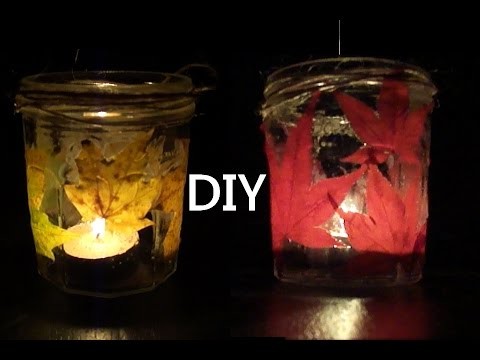 [DIY] Photophores de novembre. November tealight