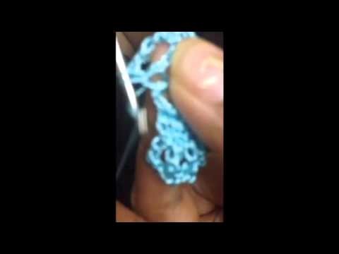 Elegant crochet lace