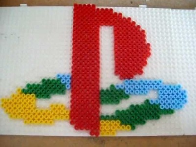 [Tuto] Logo Playstation en Perle Hama (Hama Beads)