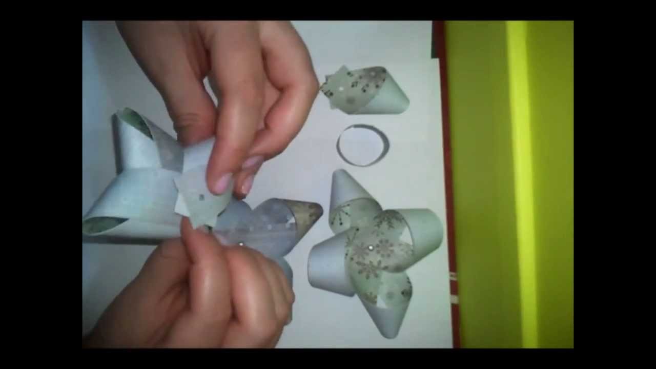 Tuto noeud en papier (how to make a paper bow)
