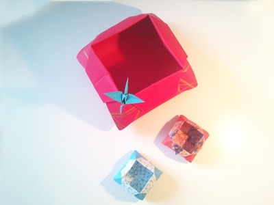 HD. TUTO: Faire une boîte origami 2 - Make an origami box 2