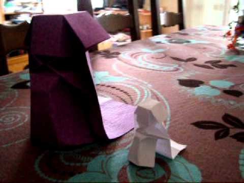 Une mariée en origami
