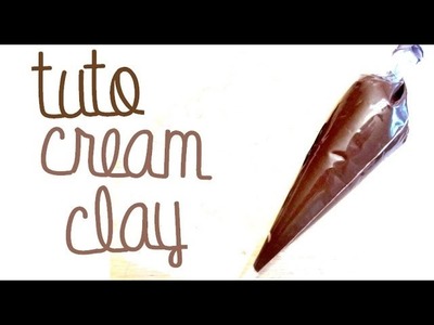 Utiliser le Chocolate "Cream Clay" miniature icing tutorial