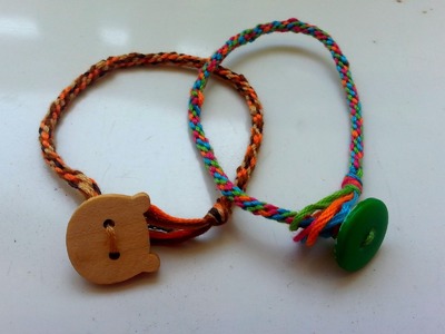 DIY :  Bracelet Brésilien style Kumihimo. Bracelet de l'amitié