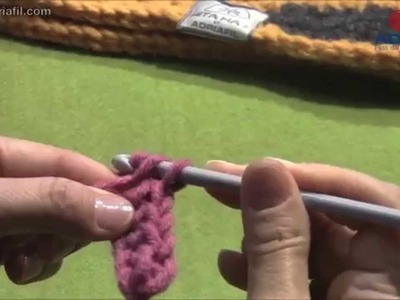 Adriafil tutorial: maglia bassa.double crochet.maille serrée.Feste Masche