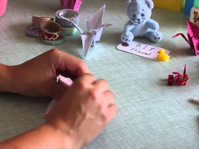 LE DIY MILUMEL : Faire une grue en origami