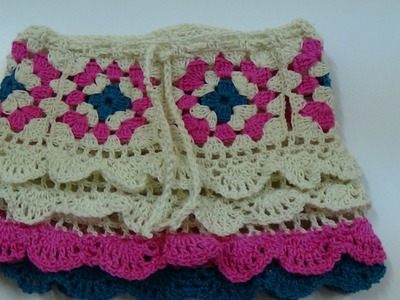 Crochet skirt