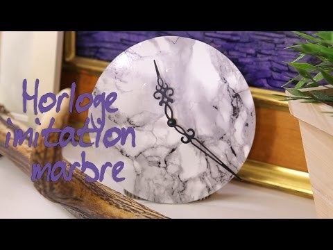 DIY : Comment créer une horloge en marbre ?