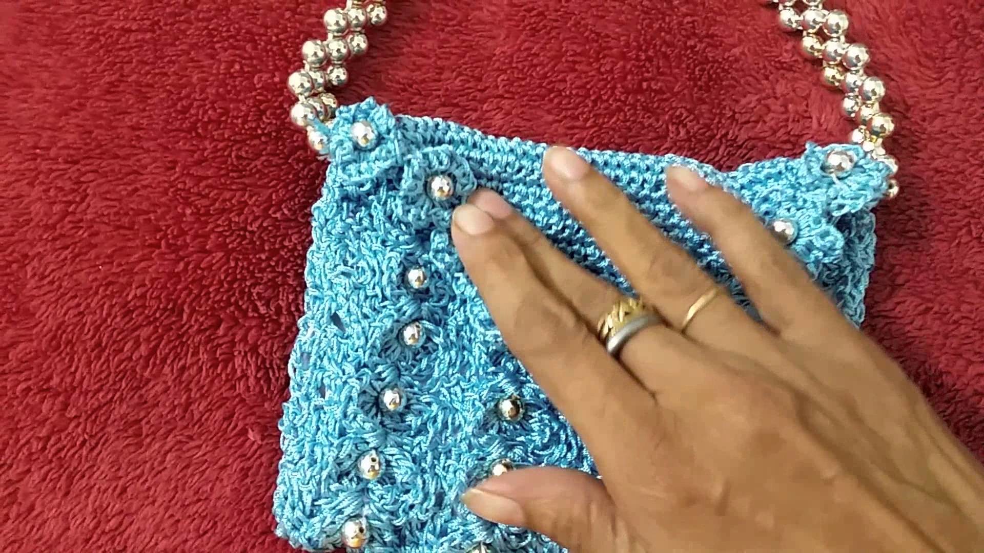 Crochet purse