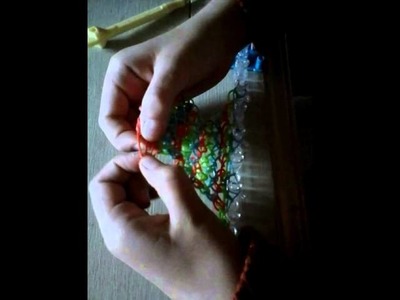 Tutoriel bracelet manchette rainbow loom (suite)