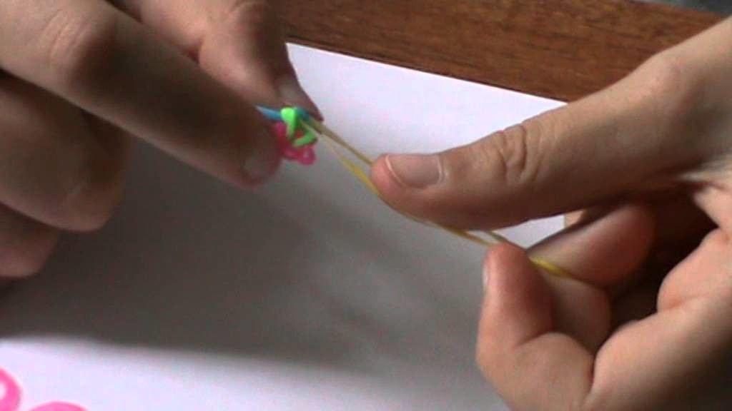 Tuto porte cle en elastiques rainbow loom