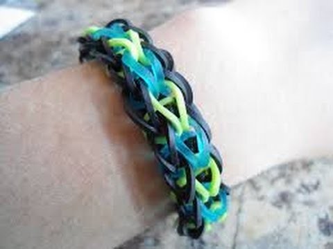 Bracelet élastique - bracelet triangle rainbow loom france