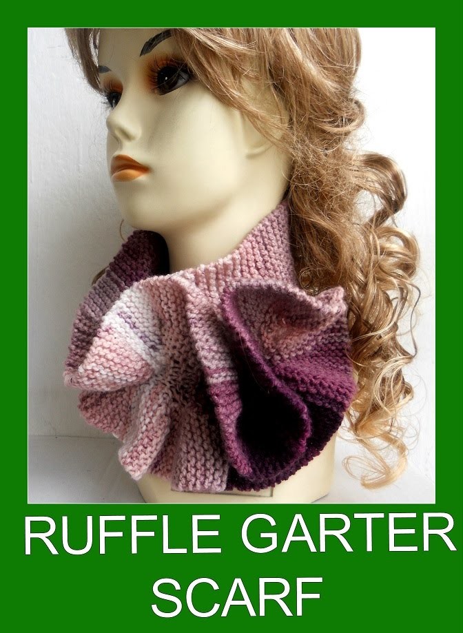 Garter ruffles scarf #01