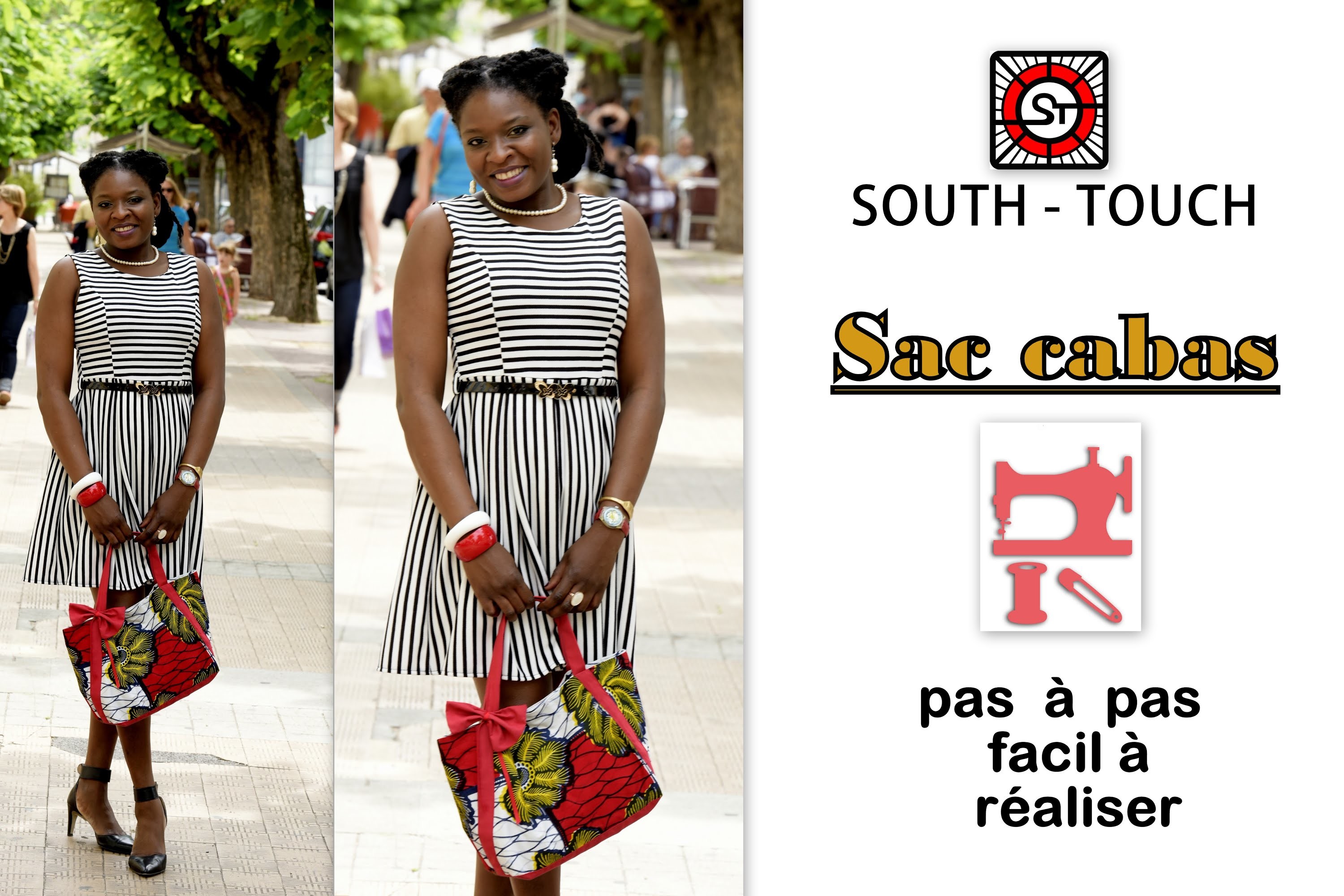 FREE DIY TUTO! SAC CABAS.SOUTH-TOUCH