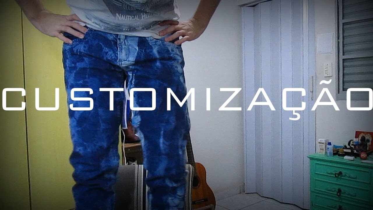 DIY : Jeans Manchado