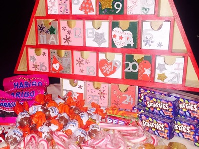 Fabrication d'un calendrier de l'avent - diy advent calendar - pravljene bozicnog kalendara