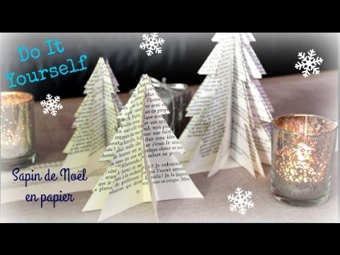 DIY de Noël #1 : Sapin en papier