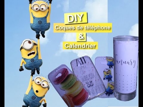 DIY 3 Coques personnalisées et un calendrier original