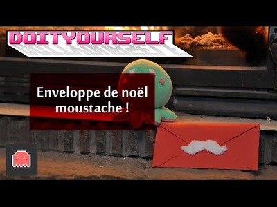 [DIY] Enveloppe à moustache de Noël !