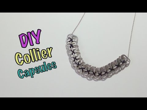 DIY Recyclage Collier avec Capsules de Canettes